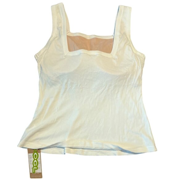 OGL White NWT Slinky Square Open-Back Brami Tank Top xl - Picture 9 of 9